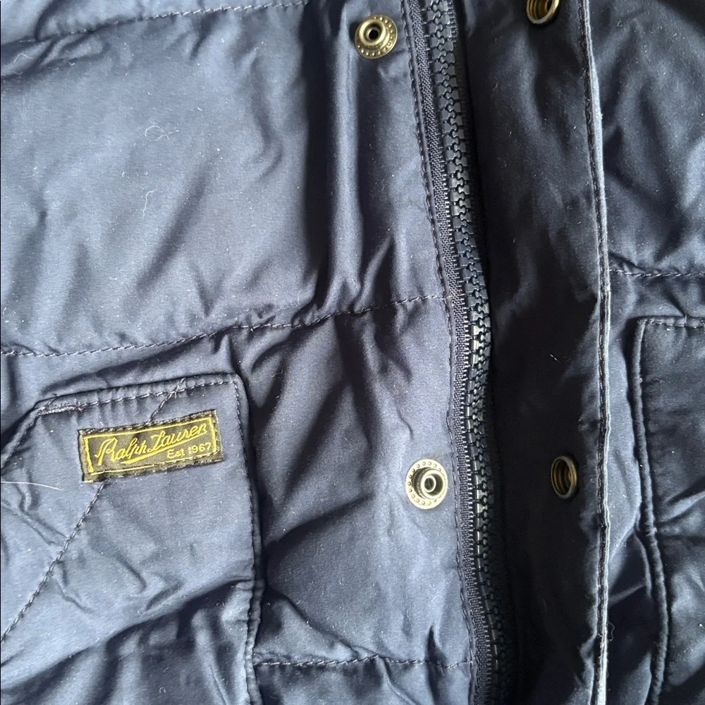 Ralph Lauren Kids Puffer Jacket in Navy and Green